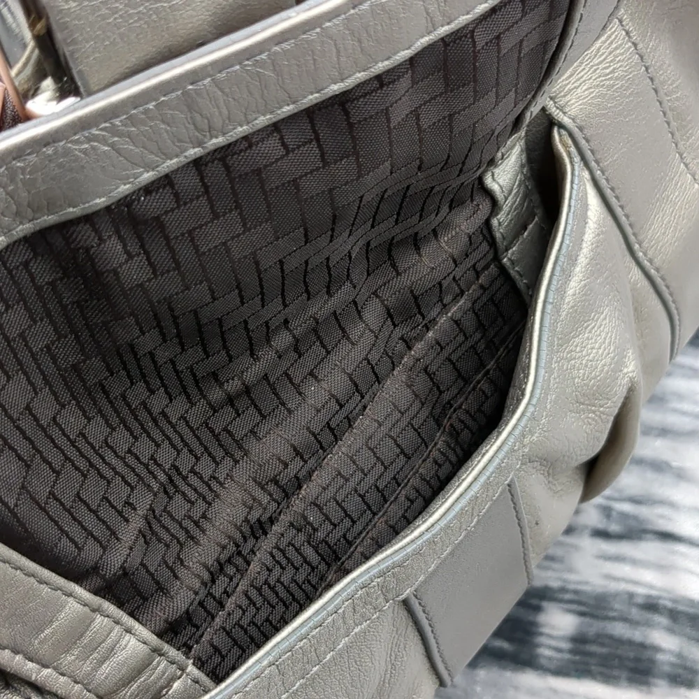 Cole Haan silver bag